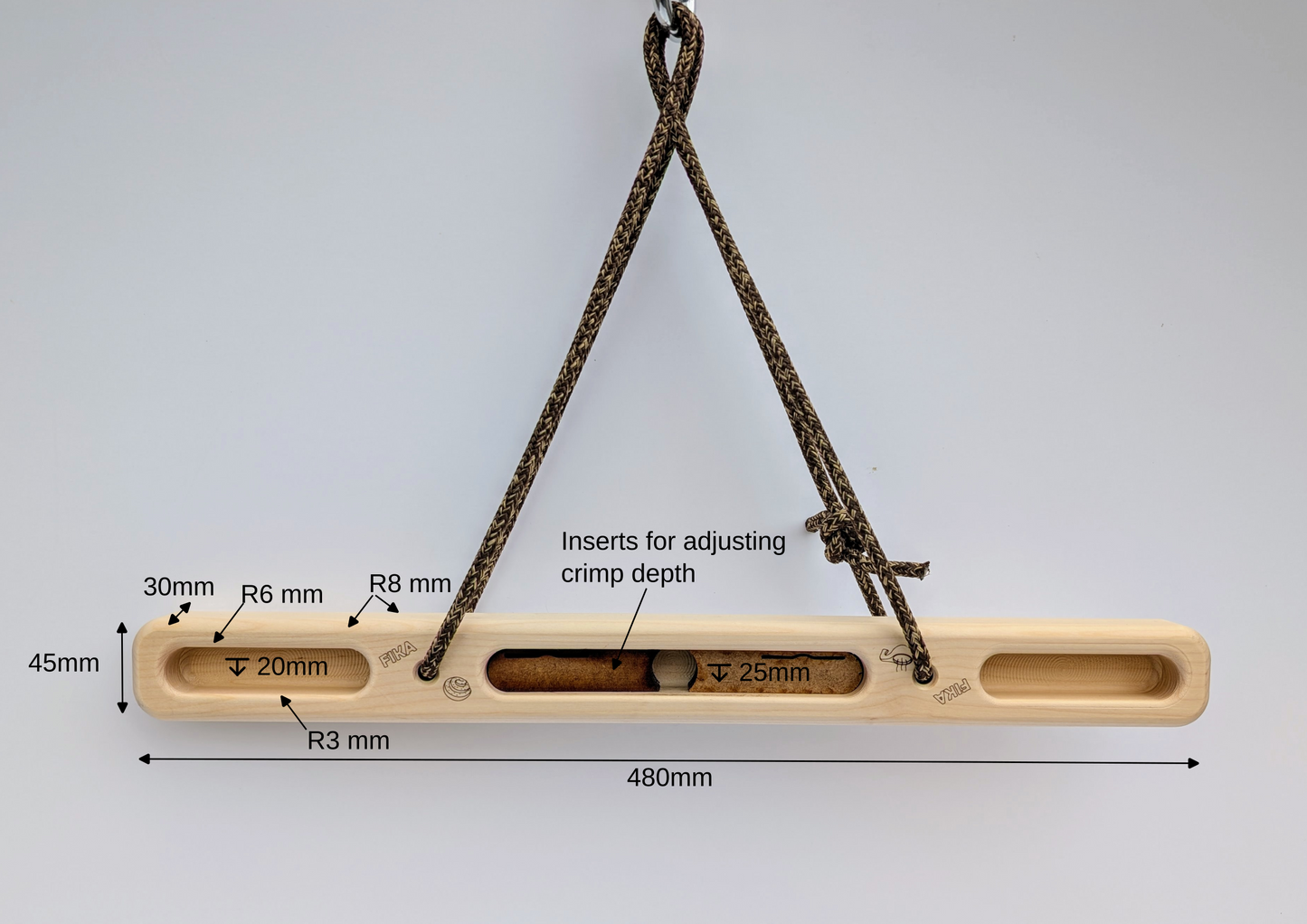 Portable hangboard, climbing, grip training, finger training, grip board, hangboard