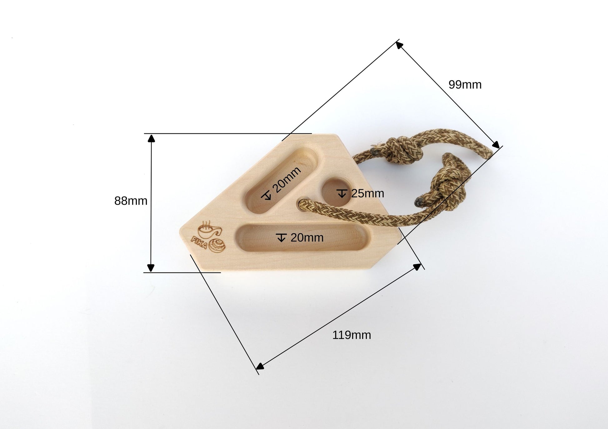 Grip block measurements for pockets and pinch