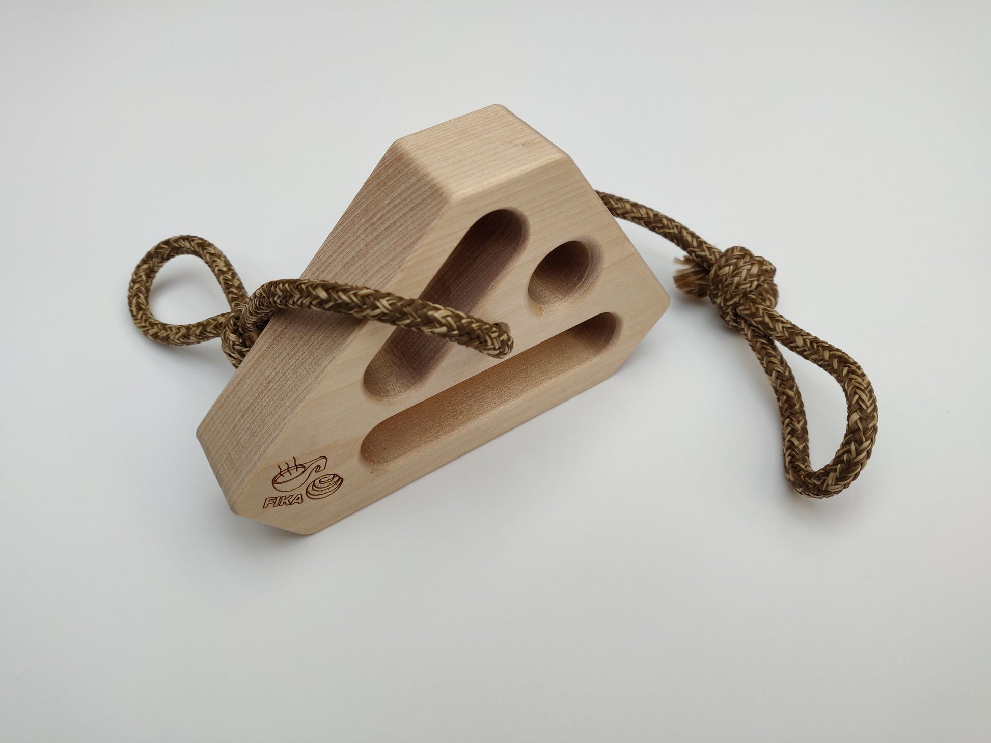 Wood birch grip block climbing grip training